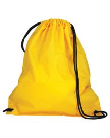 Augusta PVC Coating Cinch Bag - 	14 1/2"W x 16 1/2"H